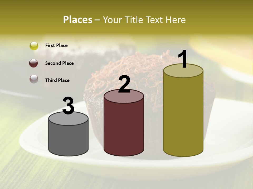 Raisins Homemade Cream PowerPoint Template