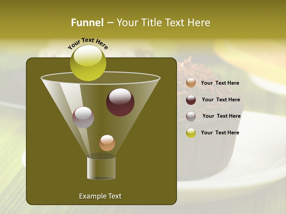Raisins Homemade Cream PowerPoint Template