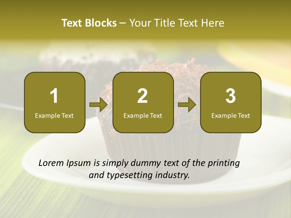 Raisins Homemade Cream PowerPoint Template
