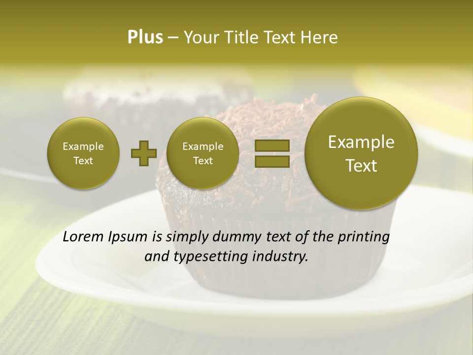 Raisins Homemade Cream PowerPoint Template