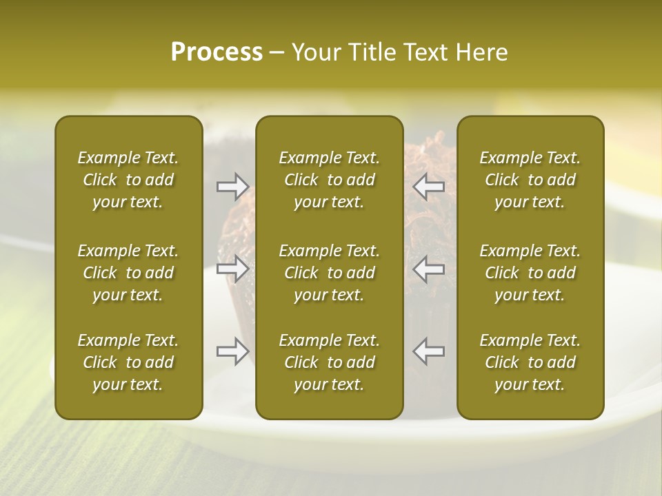 Raisins Homemade Cream PowerPoint Template