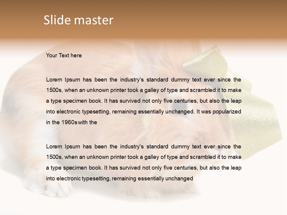 Hear Stylish Pet PowerPoint Template