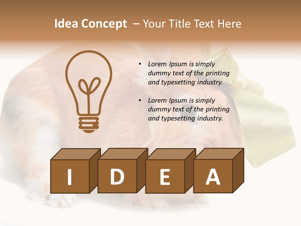 Hear Stylish Pet PowerPoint Template