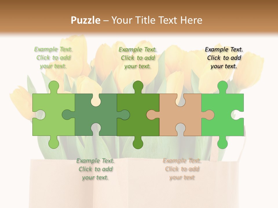 Tulips Yellow PowerPoint Template