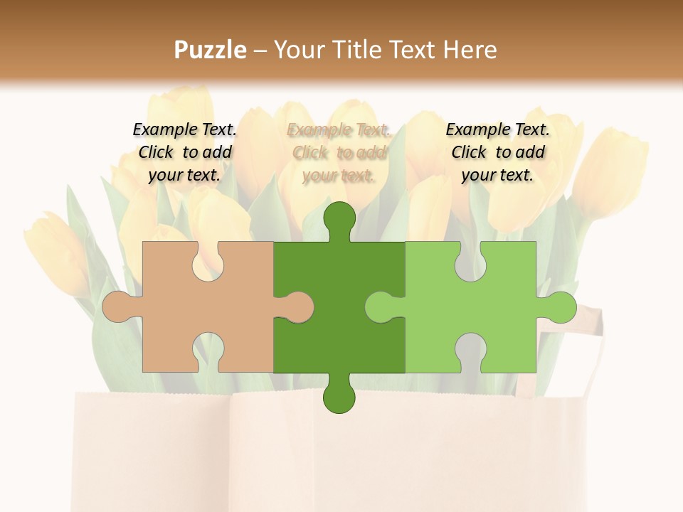 Tulips Yellow PowerPoint Template