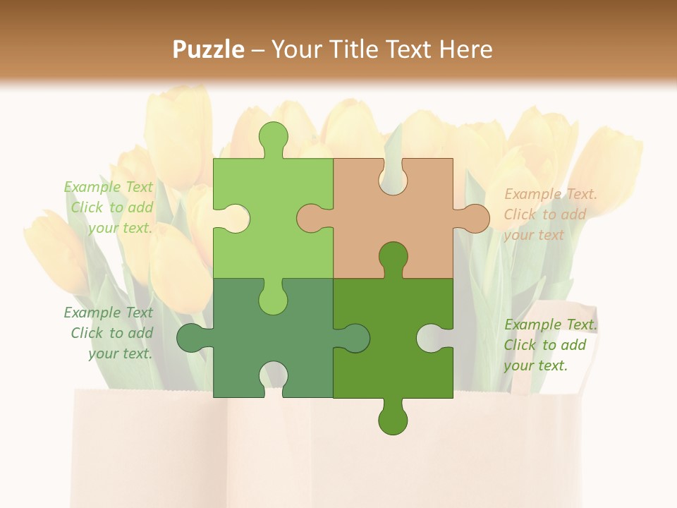 Tulips Yellow PowerPoint Template