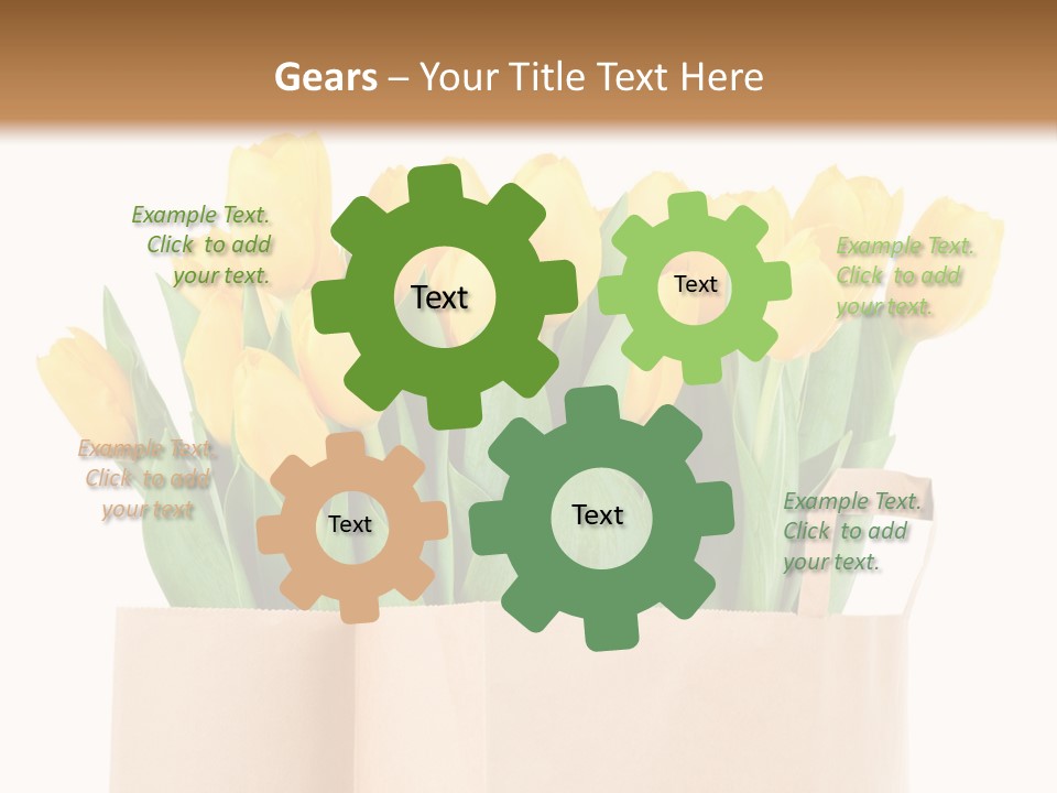 Tulips Yellow PowerPoint Template