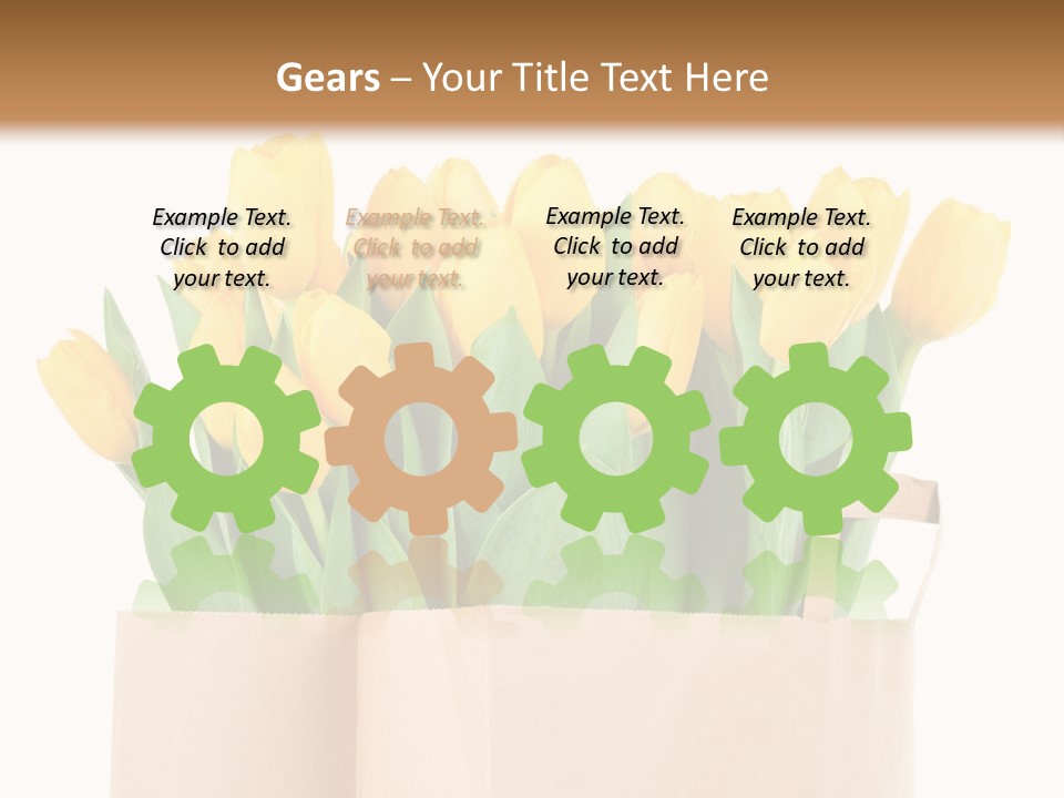 Tulips Yellow PowerPoint Template