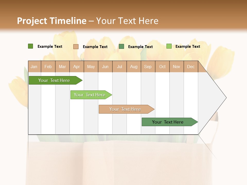 Tulips Yellow PowerPoint Template