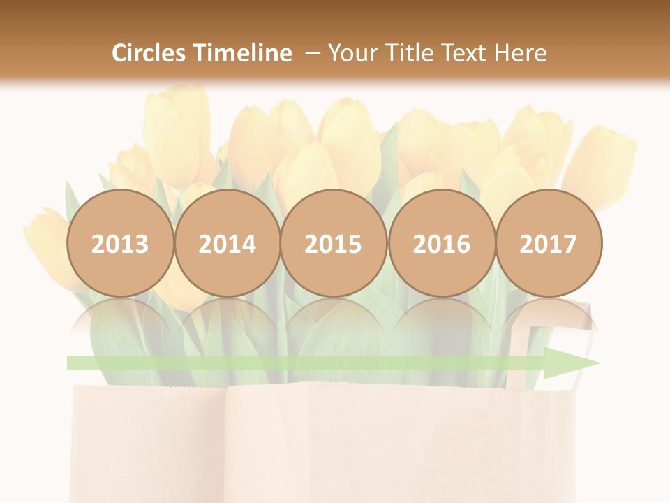 Tulips Yellow PowerPoint Template