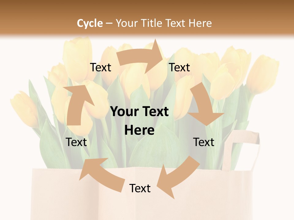 Tulips Yellow PowerPoint Template