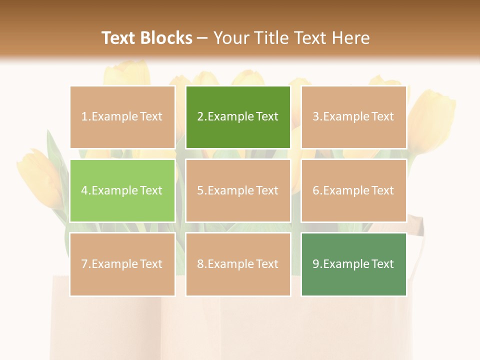 Tulips Yellow PowerPoint Template