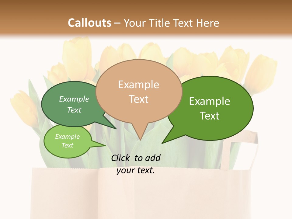 Tulips Yellow PowerPoint Template