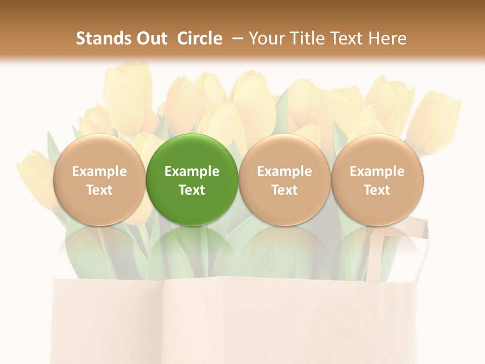 Tulips Yellow PowerPoint Template