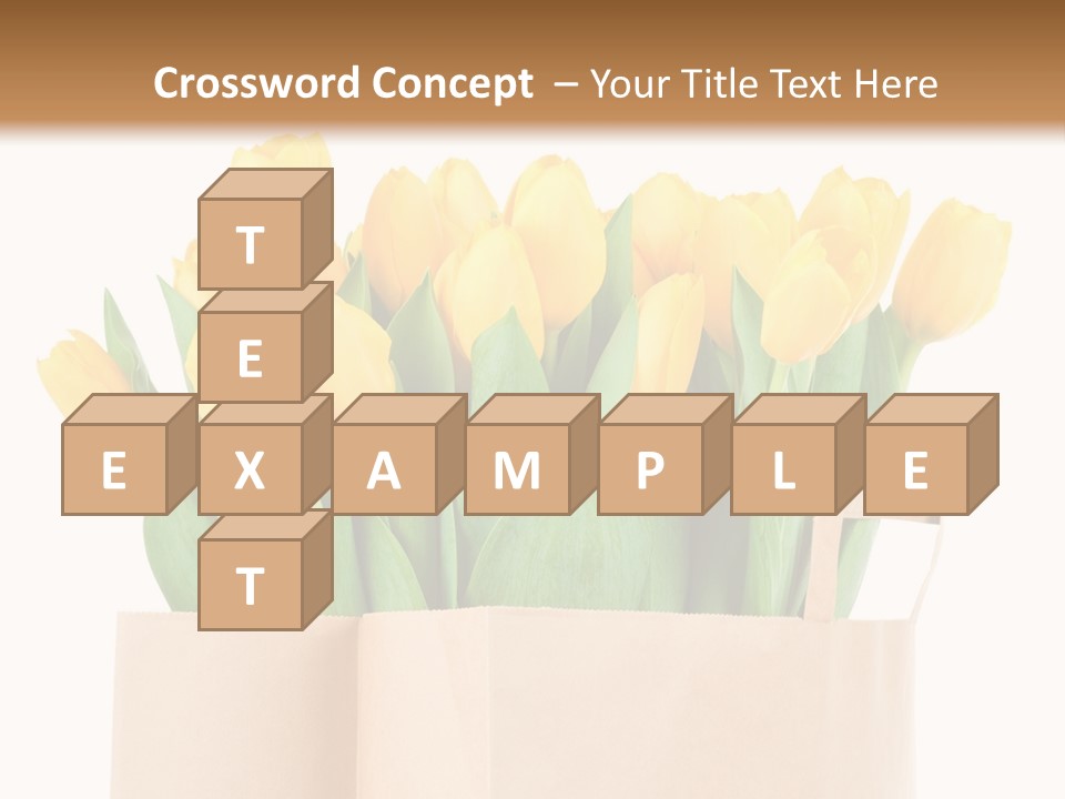 Tulips Yellow PowerPoint Template