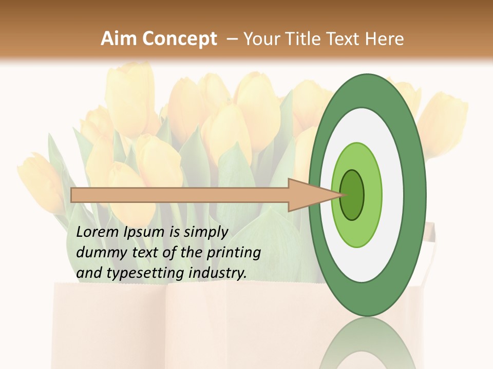 Tulips Yellow PowerPoint Template