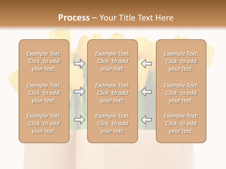 Tulips Yellow PowerPoint Template
