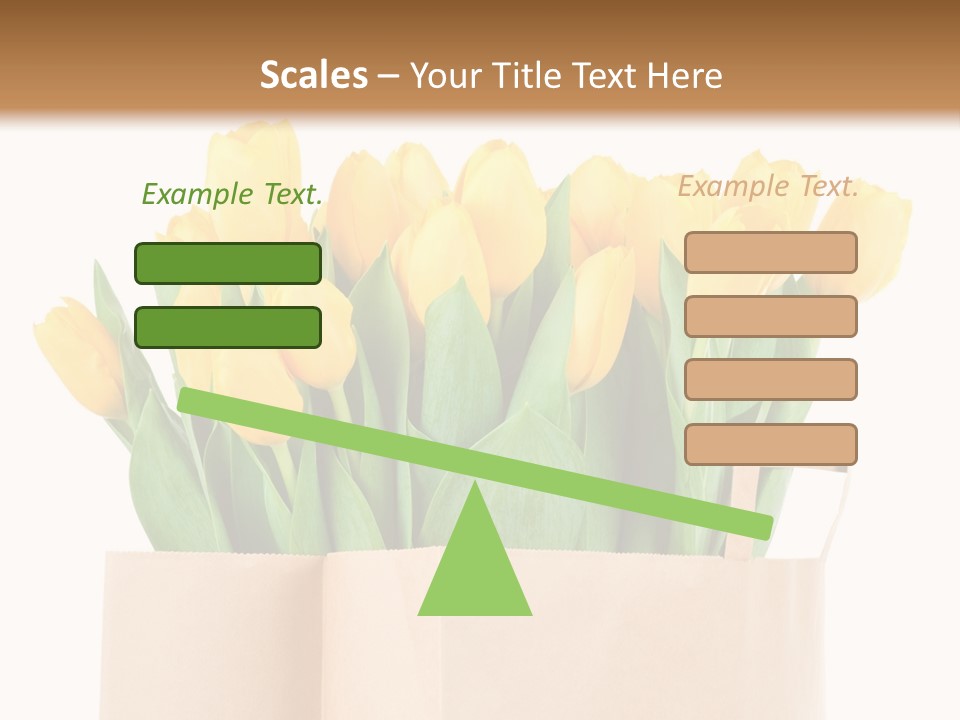 Tulips Yellow PowerPoint Template
