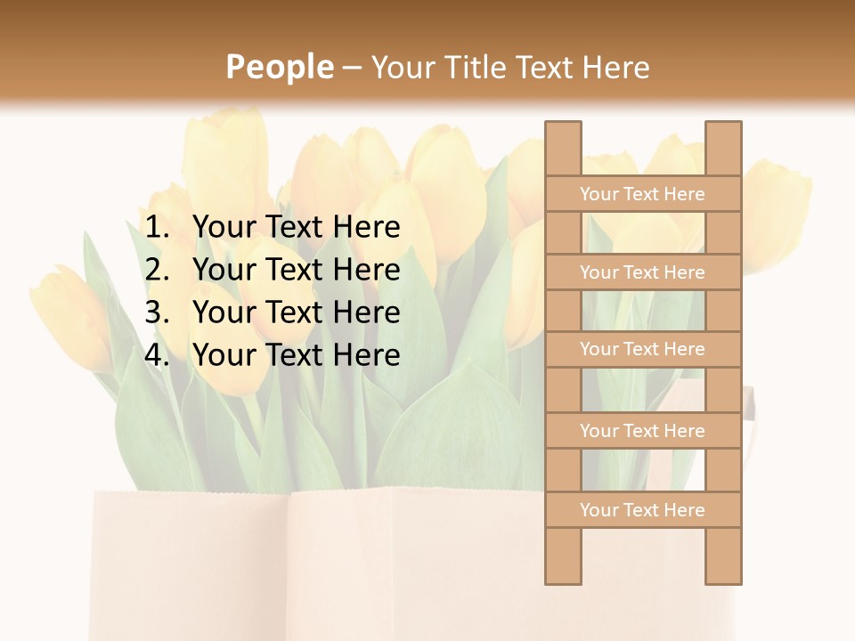 Tulips Yellow PowerPoint Template