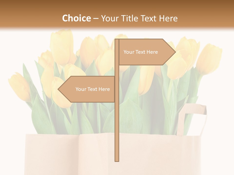 Tulips Yellow PowerPoint Template