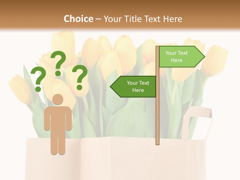 Tulips Yellow PowerPoint Template