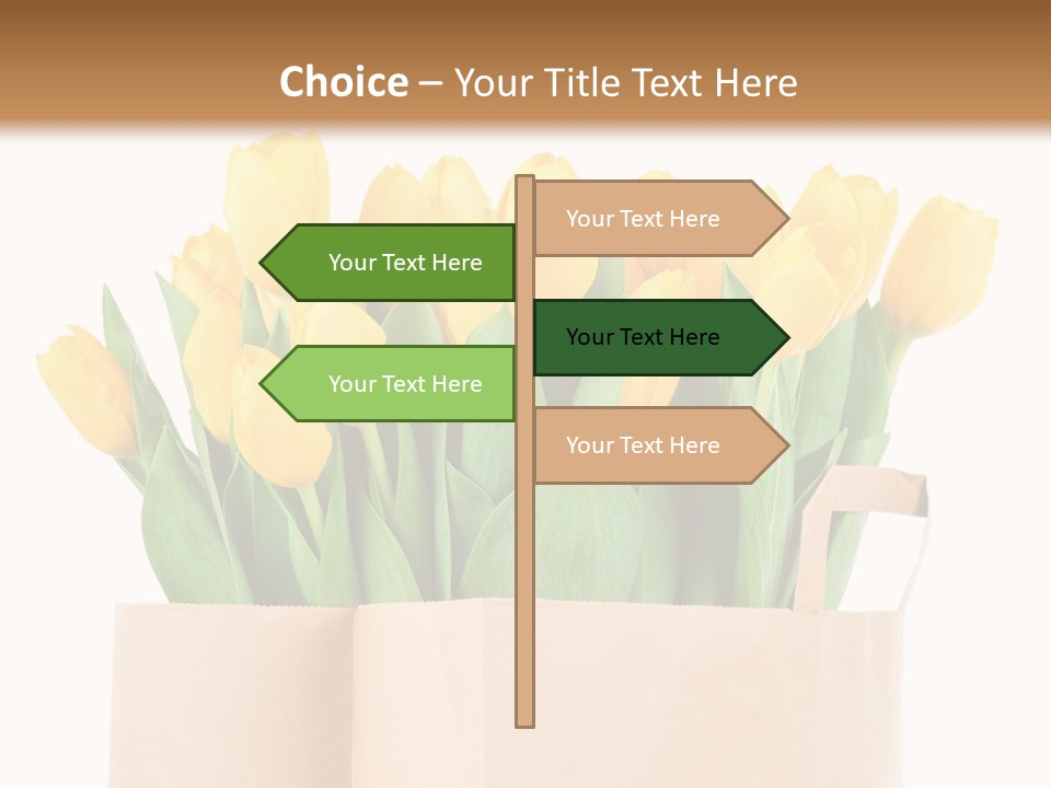 Tulips Yellow PowerPoint Template
