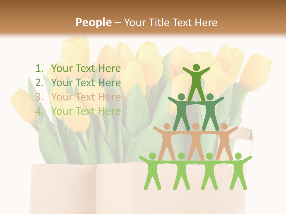 Tulips Yellow PowerPoint Template