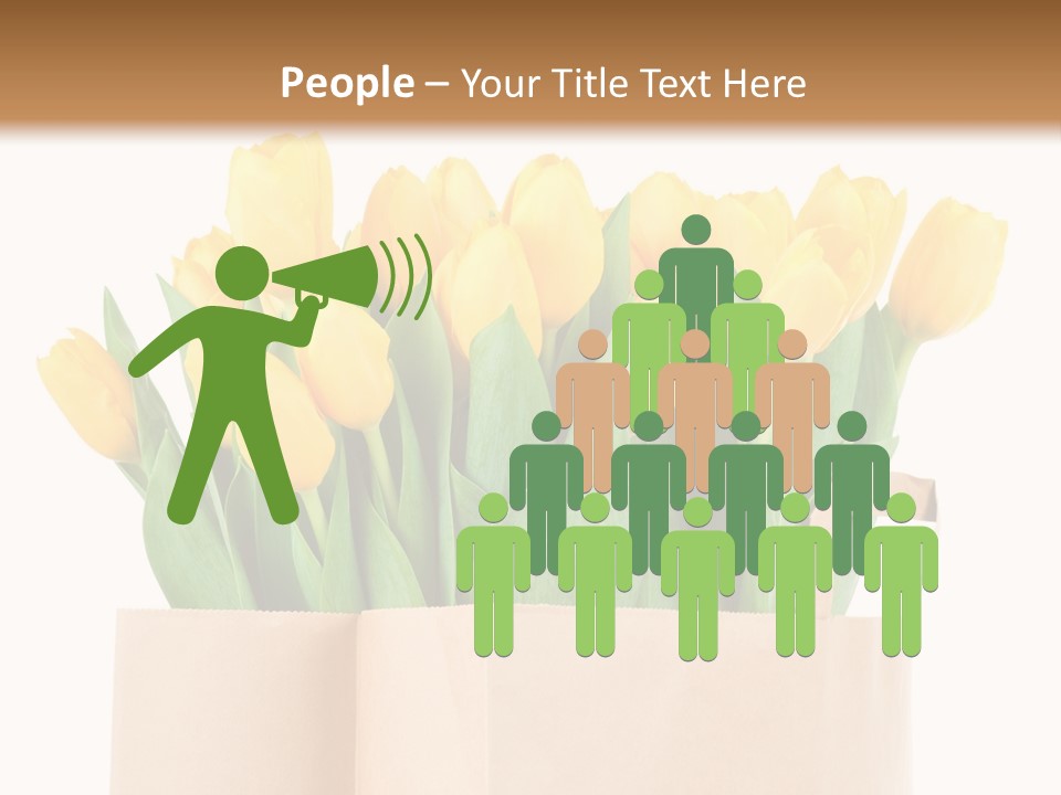 Tulips Yellow PowerPoint Template