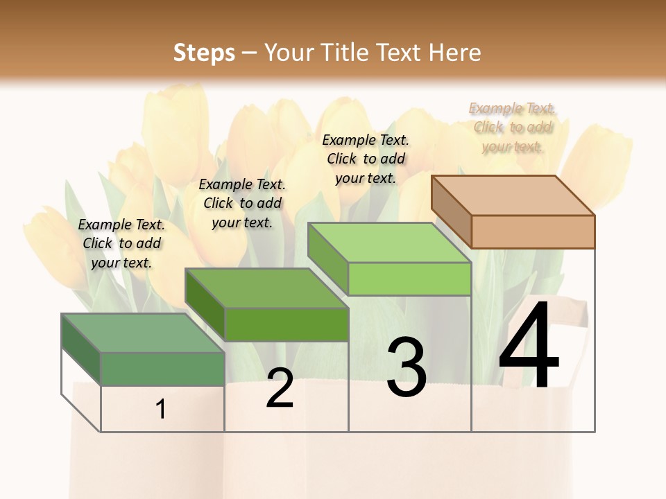 Tulips Yellow PowerPoint Template