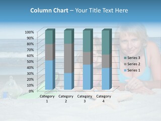 Mother Snorkeling Copy PowerPoint Template