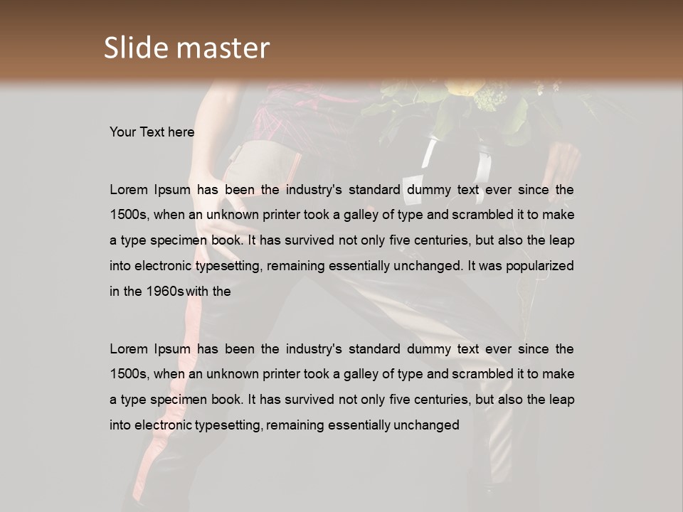 Background Glamour Beautiful PowerPoint Template