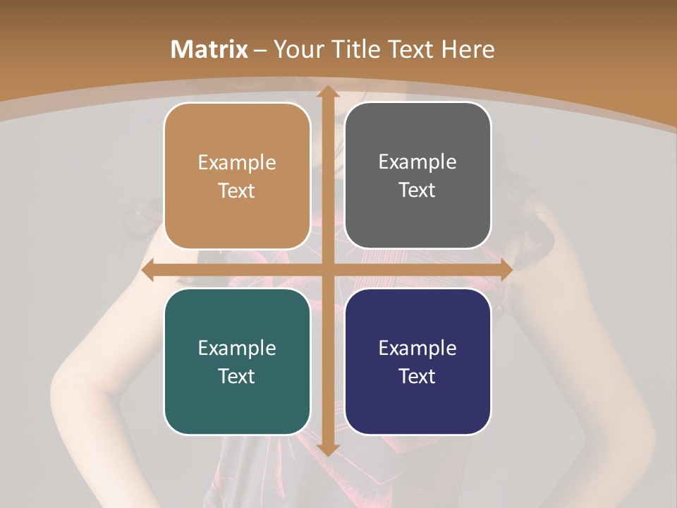 Sensuality Model Desire PowerPoint Template