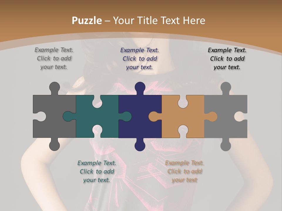 Sensuality Model Desire PowerPoint Template