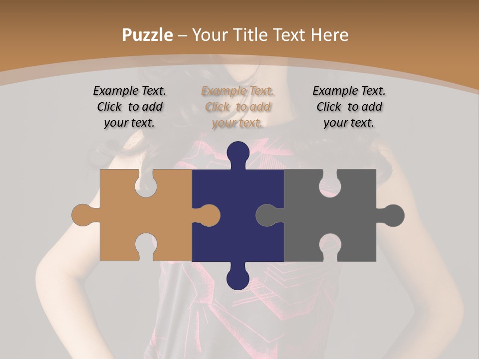 Sensuality Model Desire PowerPoint Template