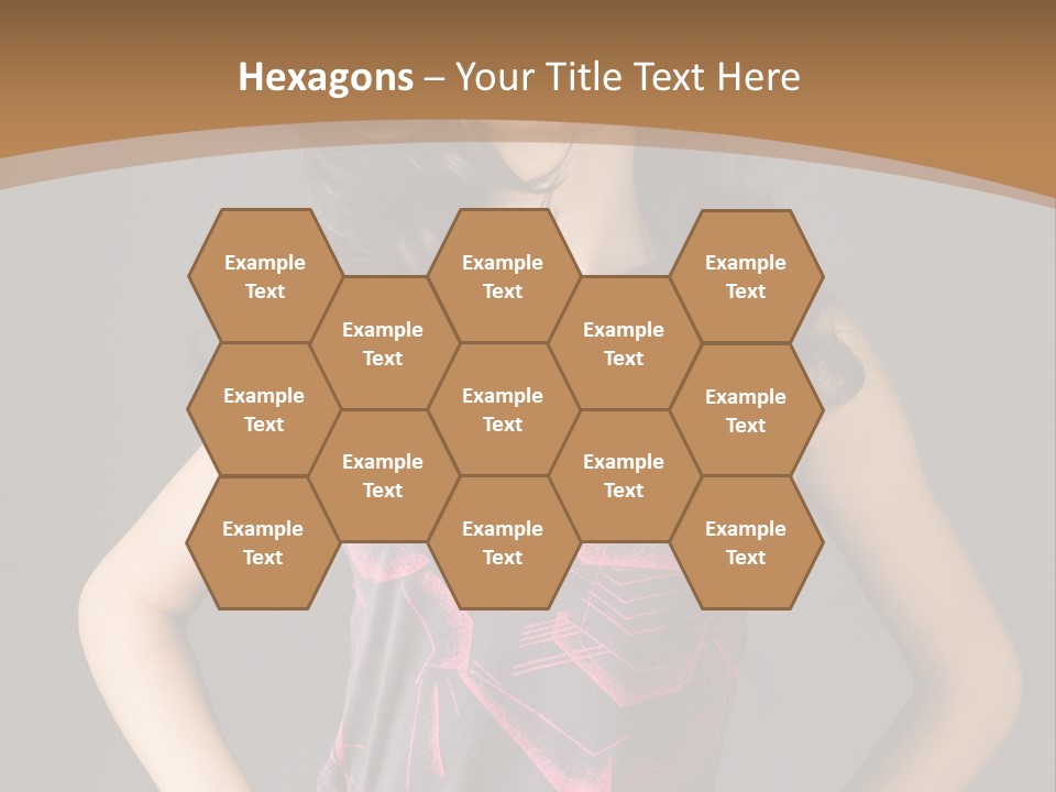 Sensuality Model Desire PowerPoint Template