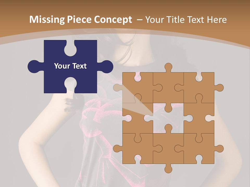 Sensuality Model Desire PowerPoint Template