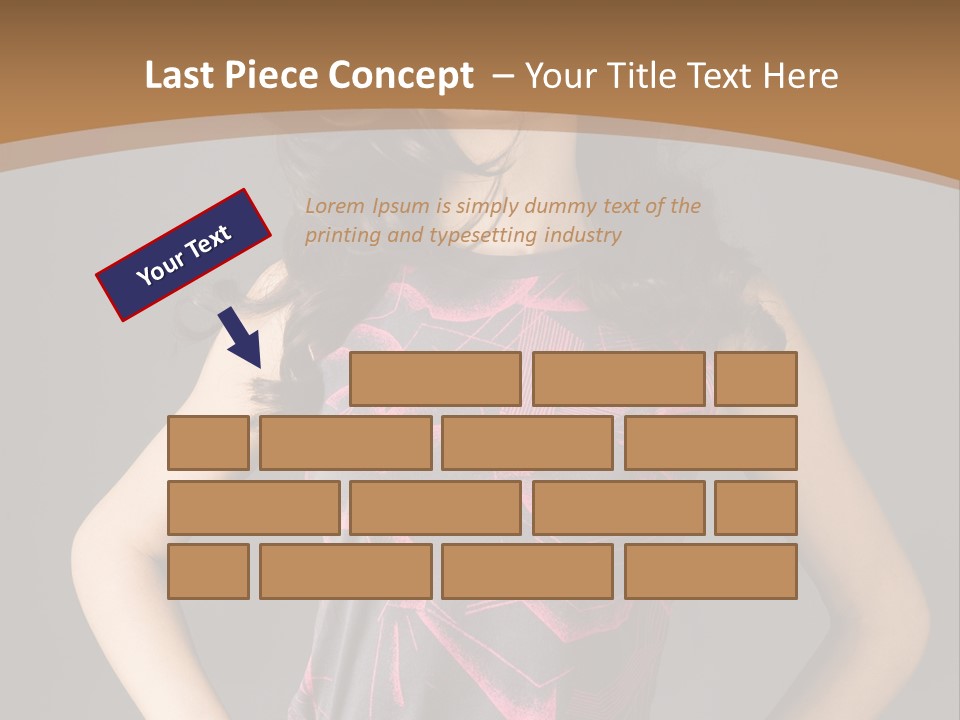 Sensuality Model Desire PowerPoint Template