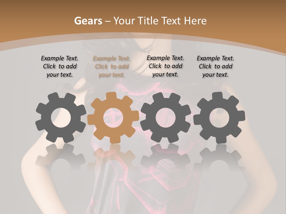 Sensuality Model Desire PowerPoint Template