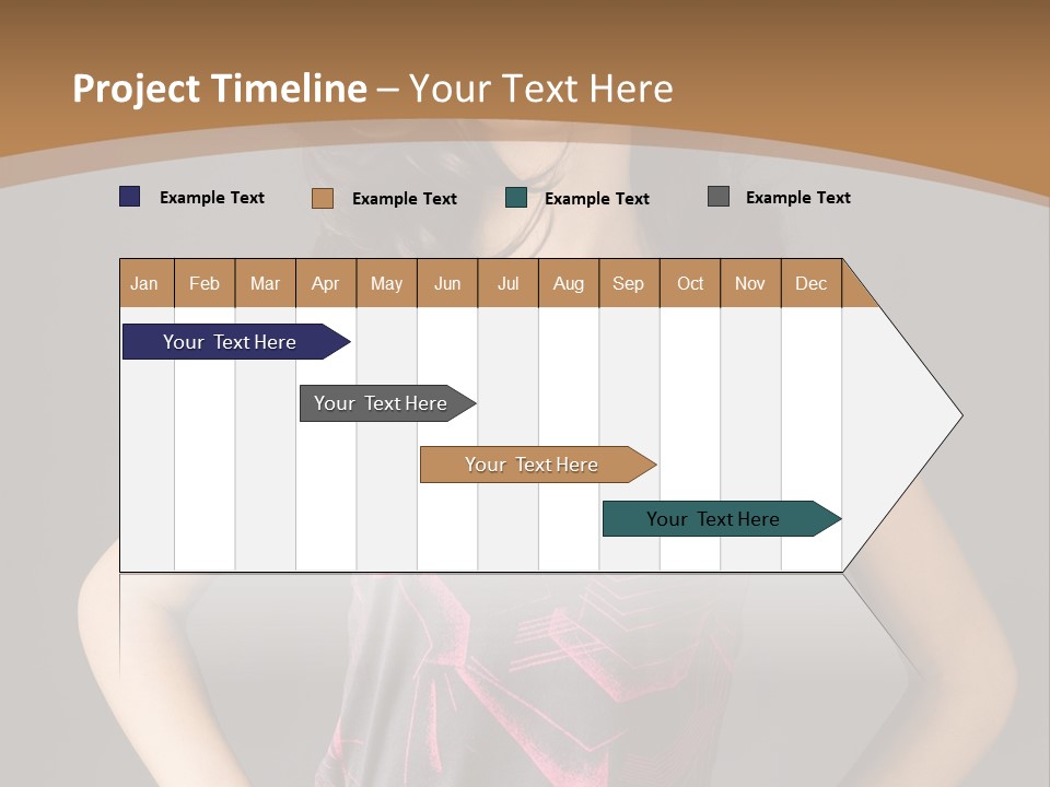 Sensuality Model Desire PowerPoint Template