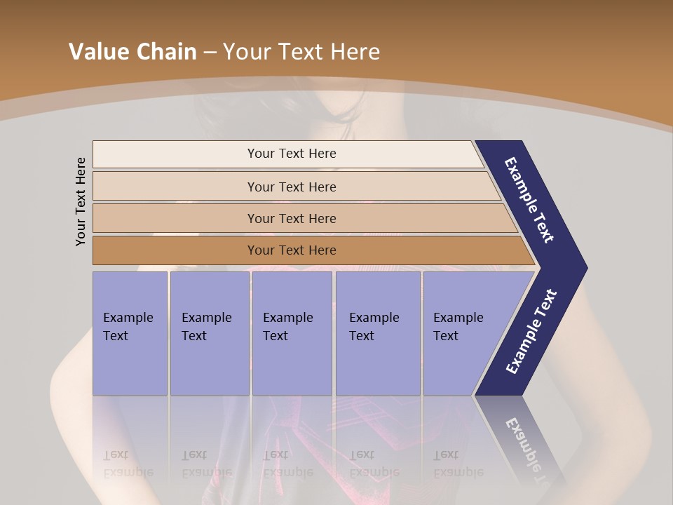 Sensuality Model Desire PowerPoint Template