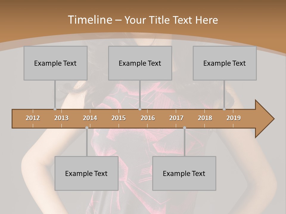 Sensuality Model Desire PowerPoint Template