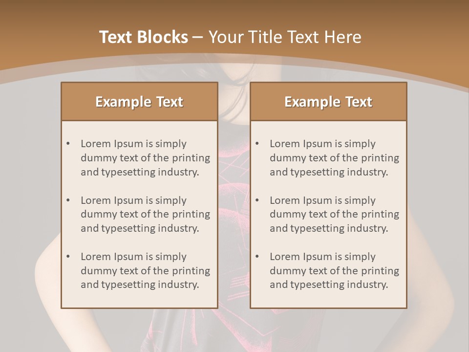 Sensuality Model Desire PowerPoint Template