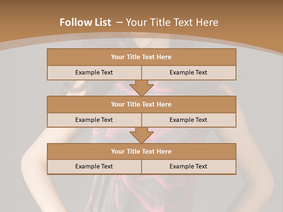 Sensuality Model Desire PowerPoint Template