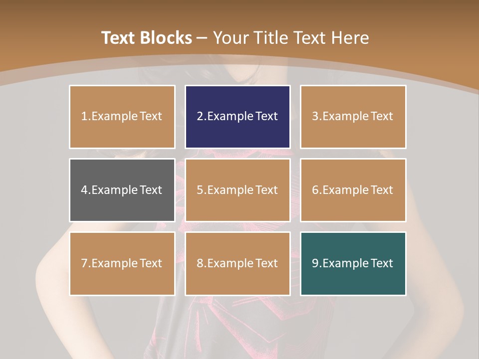 Sensuality Model Desire PowerPoint Template