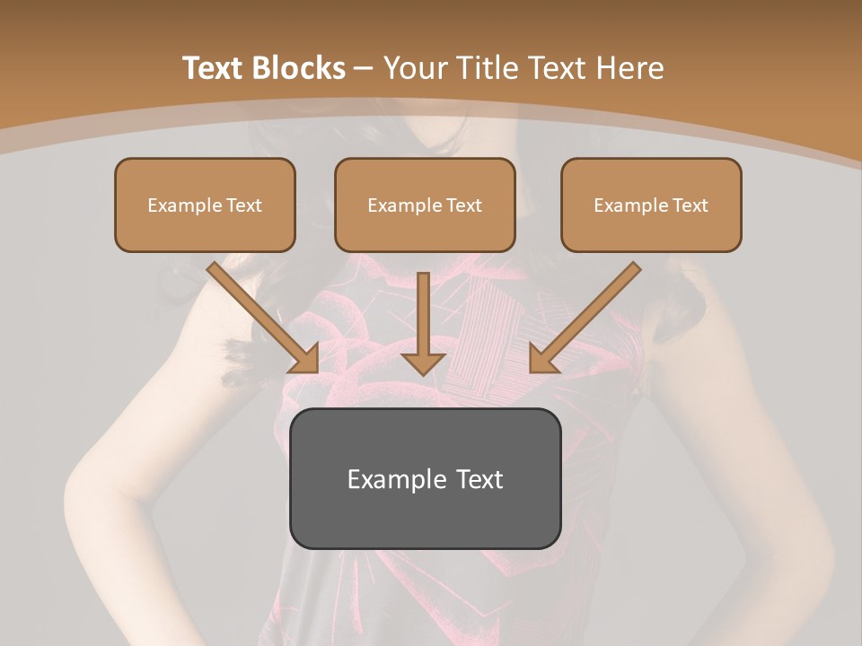 Sensuality Model Desire PowerPoint Template