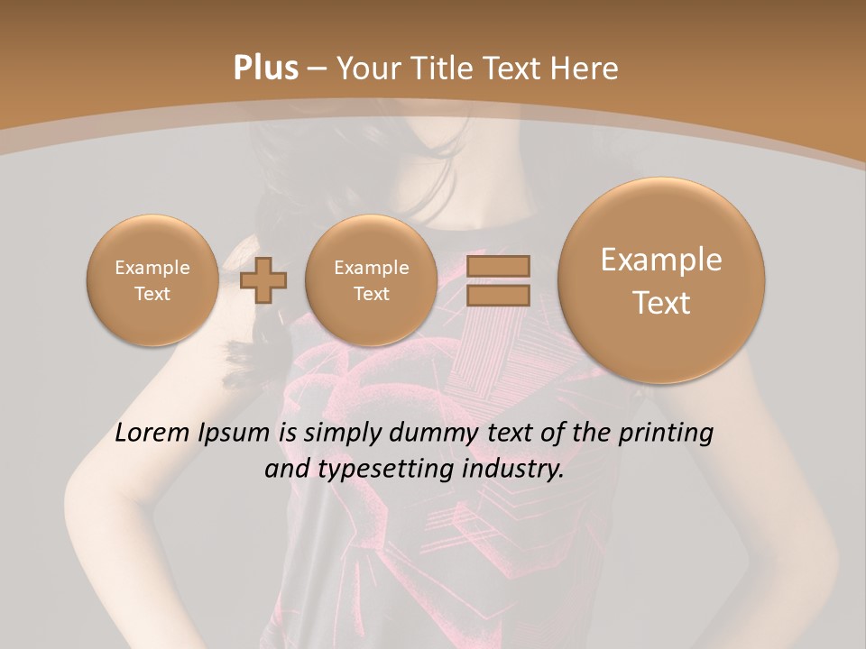 Sensuality Model Desire PowerPoint Template