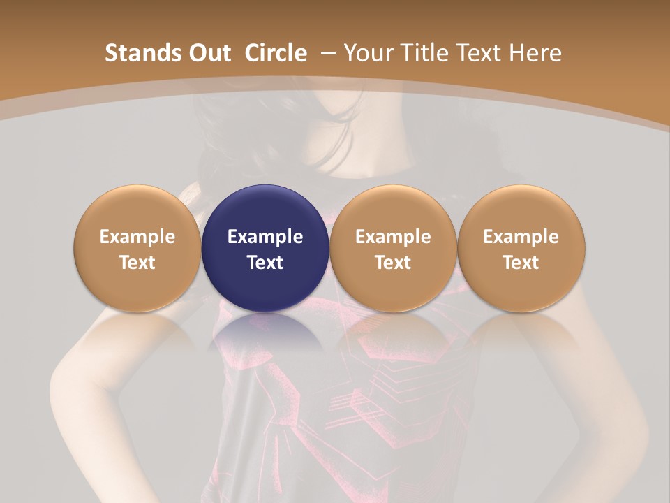 Sensuality Model Desire PowerPoint Template