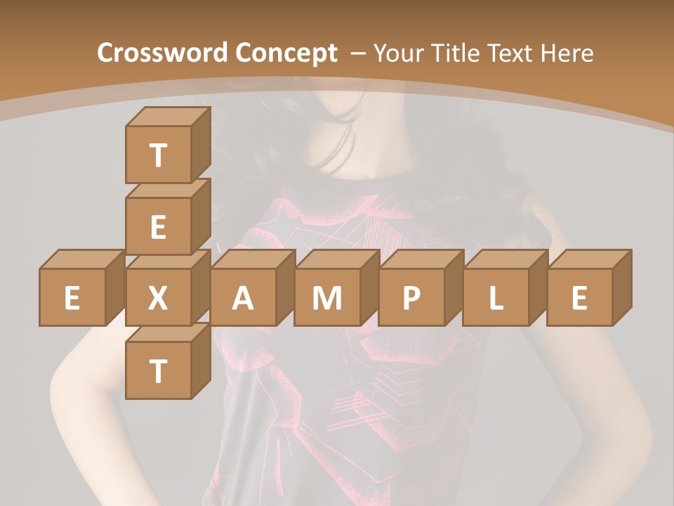 Sensuality Model Desire PowerPoint Template