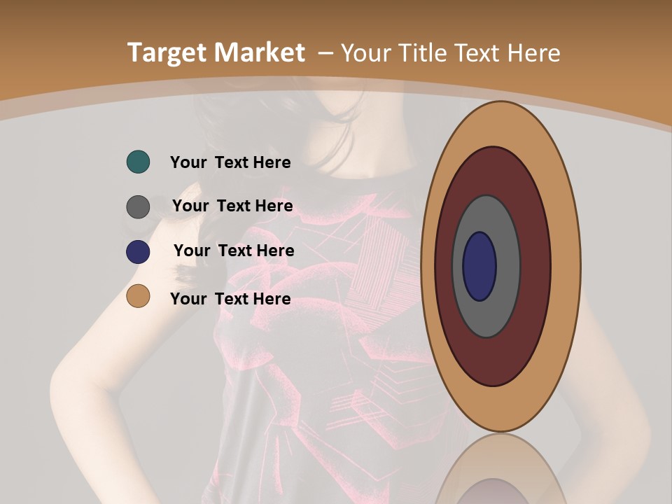 Sensuality Model Desire PowerPoint Template