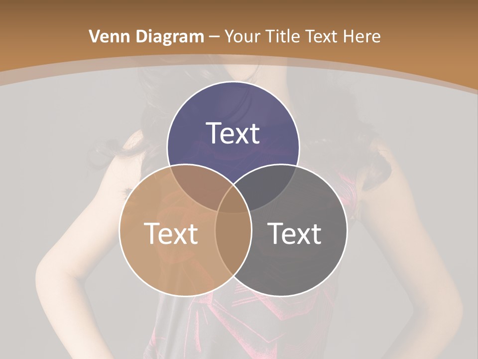 Sensuality Model Desire PowerPoint Template